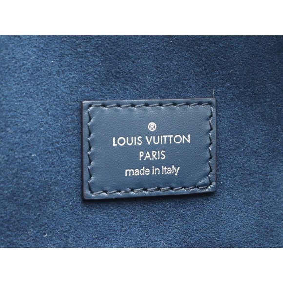 Epi Leather Bum Waist Body Shoulder Blue Azur - Picture 8 of 8